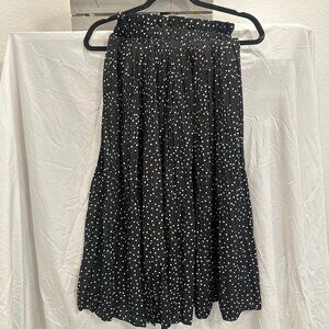 Black Polka Dot Skirt